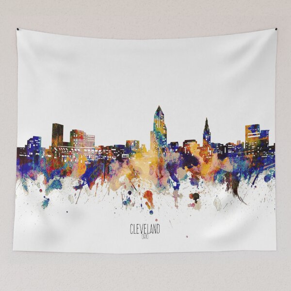 Item preview, cleveland skyline designed and sold by BekimART2.