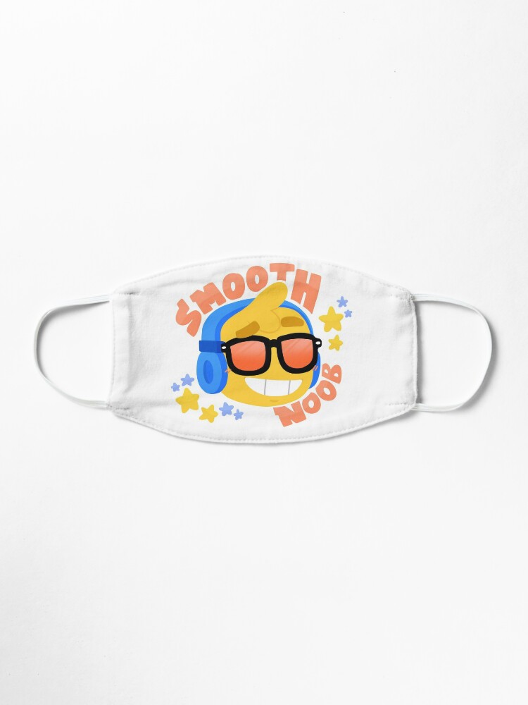 Hand Drawn Smooth Noob Roblox Inspired Character With Headphones Mask By Smoothnoob Redbubble - angry birds headphones roblox headphones over ear