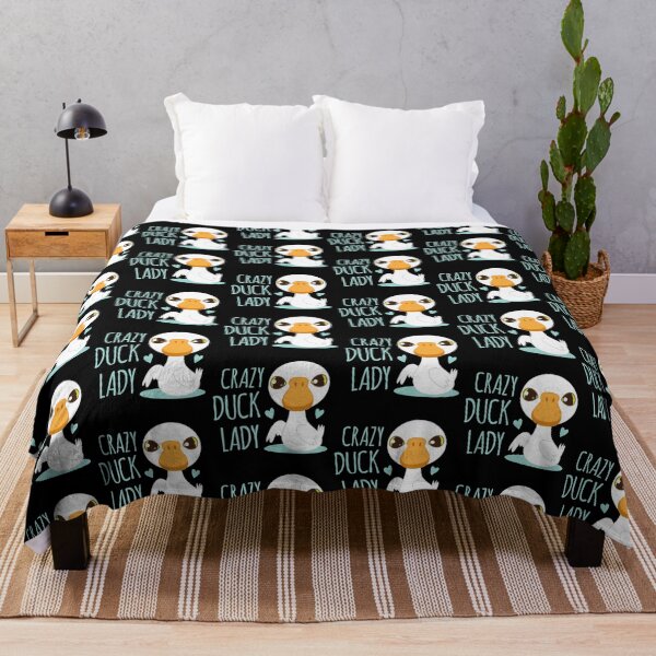 Item preview, Crazy Duck lady (Super cute) designed and sold by jazzydevil.