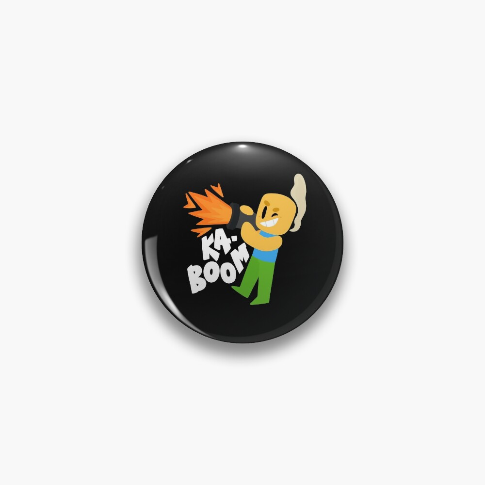 Kaboom Roblox Inspired Animated Blocky Character Noob T Shirt Pin By Smoothnoob Redbubble - roblox animated model with button