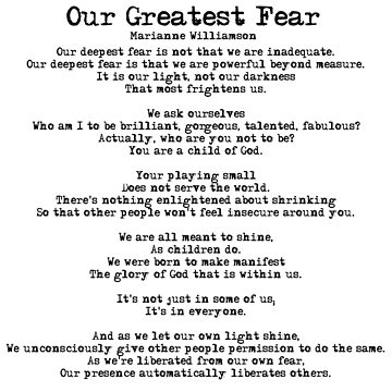 Our Greatest Fear poem iPad Case & Skin for Sale by czerinaart