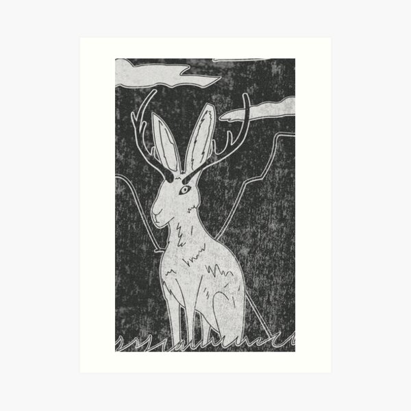 Jackalope Print Art Print