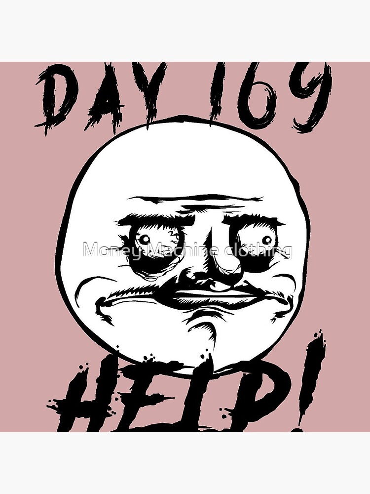 Day 169 Help Funny Troll Lockdown Meme! lol Poster for Sale by Money  Machine clothing