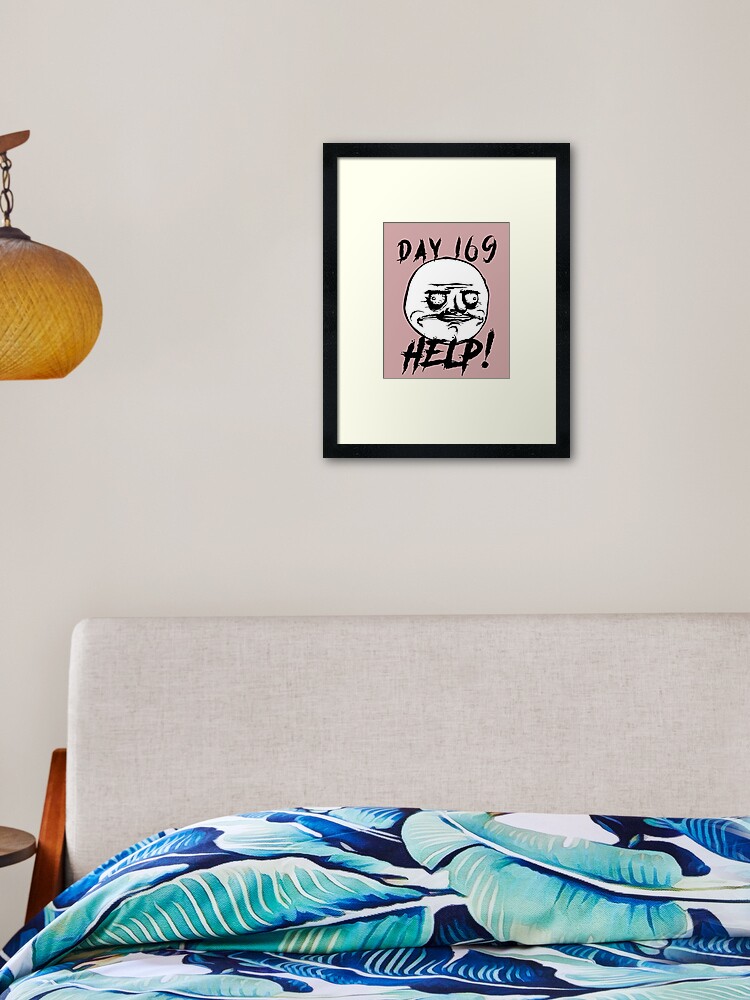 Day 169 Help Funny Troll Lockdown Meme! lol Poster for Sale by Money  Machine clothing