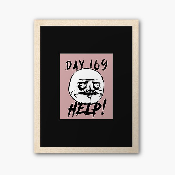 Day 169 Help Funny Troll Lockdown Meme! lol Poster for Sale by Money  Machine clothing