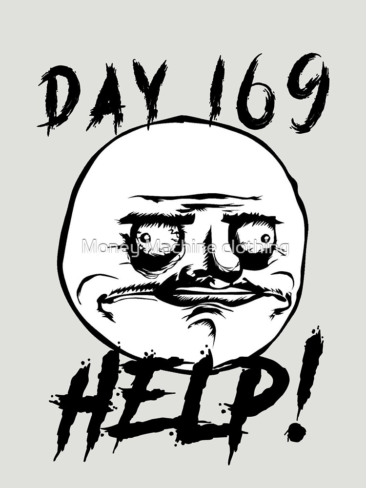 Day 169 Help Funny Troll Lockdown Meme! lol Poster for Sale by Money  Machine clothing