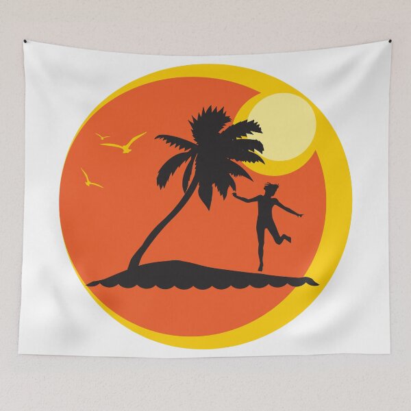 Item preview, Palm and tropical beach designed and sold by studio838.