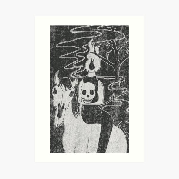 Dullahan Print Art Print