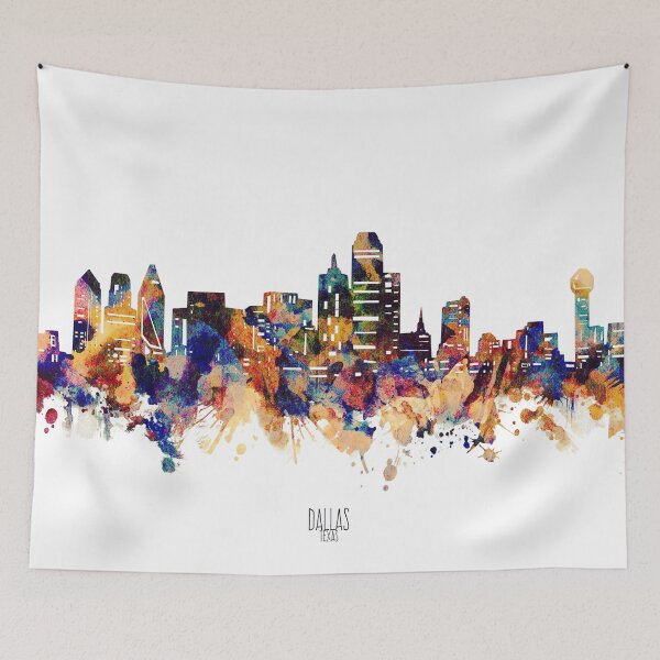 Item preview, dallas skyline designed and sold by BekimART2.