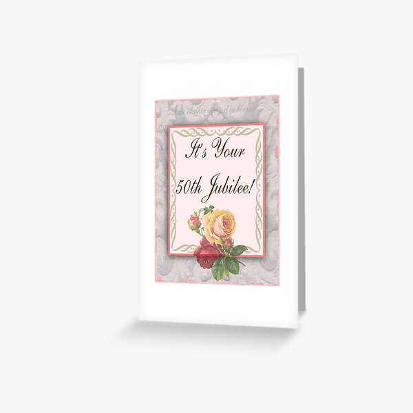 Nun 50th Golden Jubilee Greeting Card