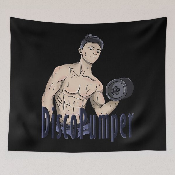 Item preview, Disco pumper fitness training work out gift designed and sold by redshirtz.