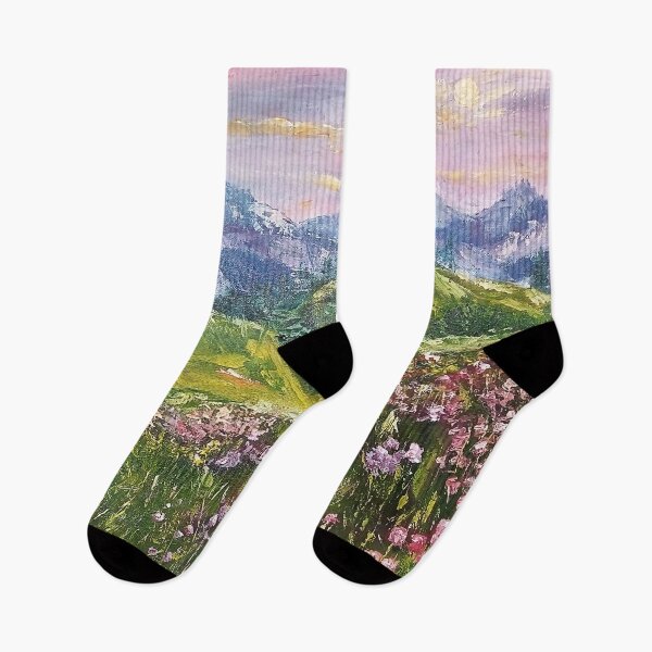 Item preview, Sunset in the mountains designed and sold by TaliArtiYa.