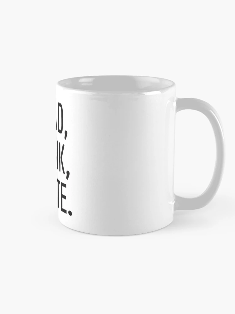 Thumbnail 3 of 6, Coffee Mug, Read, Think, Write designed and sold by RbOriginal.