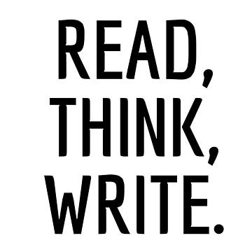 Artwork thumbnail, Read, Think, Write by RbOriginal