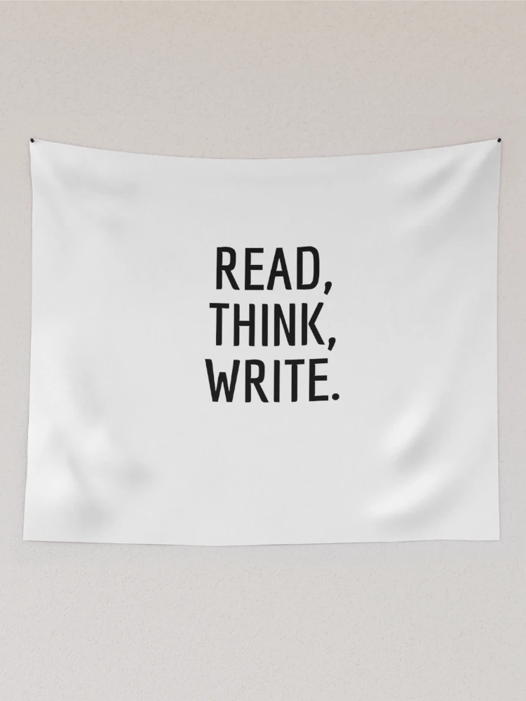 Thumbnail 2 of 3, Tapestry, Read, Think, Write designed and sold by RbOriginal.