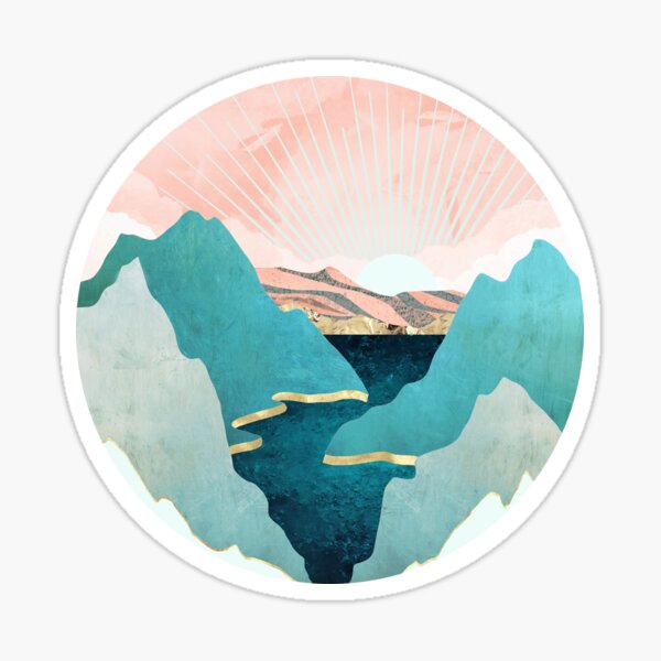 Item preview, Mint Mountains designed and sold by spacefrogdesign.