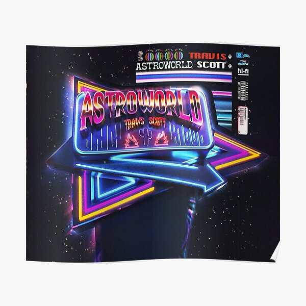 Astroworld fan cover Poster