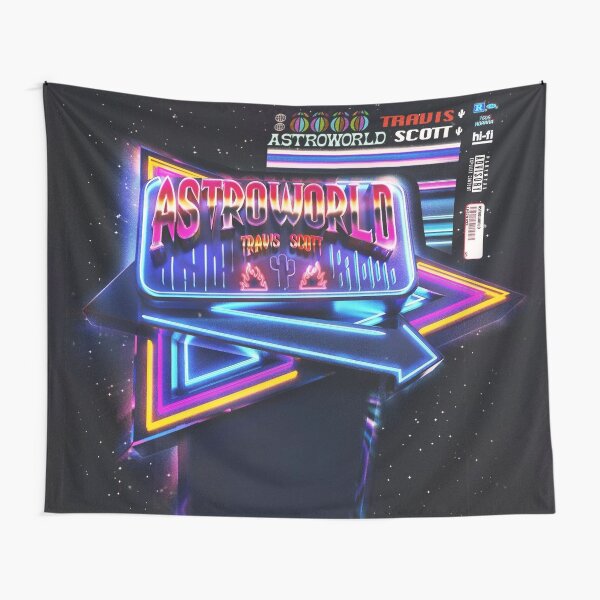 Aperçu de l'œuvre Astroworld fan cover créée et vendue par Emma Monsanto.
