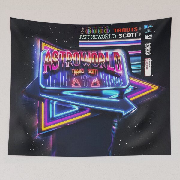 Item preview, Astroworld fan cover designed and sold by Emma Monsanto.