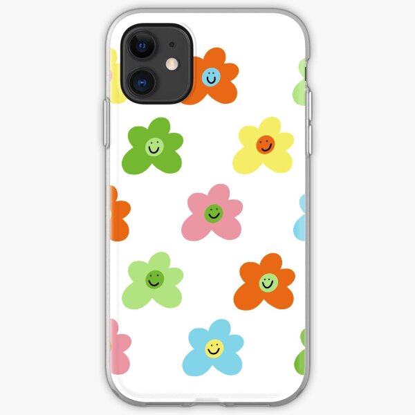 Golf le fleur inspired flower smiley pattern iPhone Soft Case