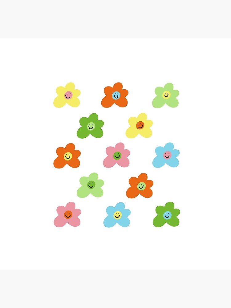Golf le fleur inspired flower smiley pattern\