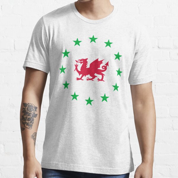 Welsh European, Cymru Ewrop, EU, Welsh Independence Essential T-Shirt