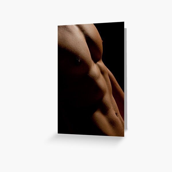 Close - gay art male art Greeting Card