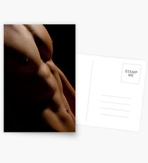Close - gay art male art Postcards