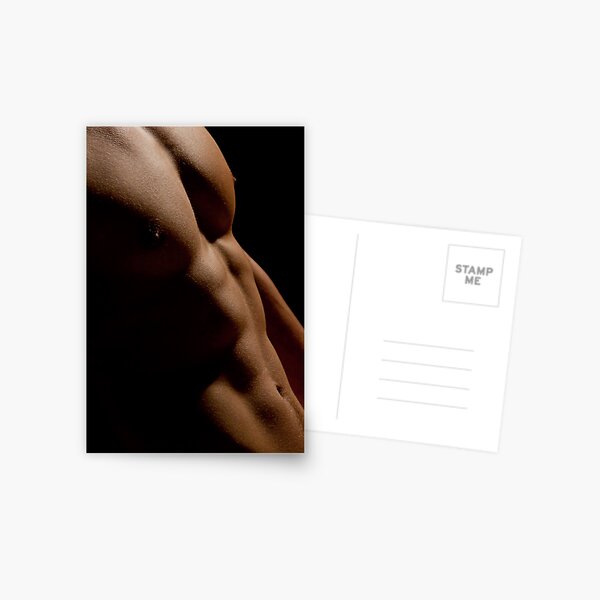 Close - gay art male art Postcard