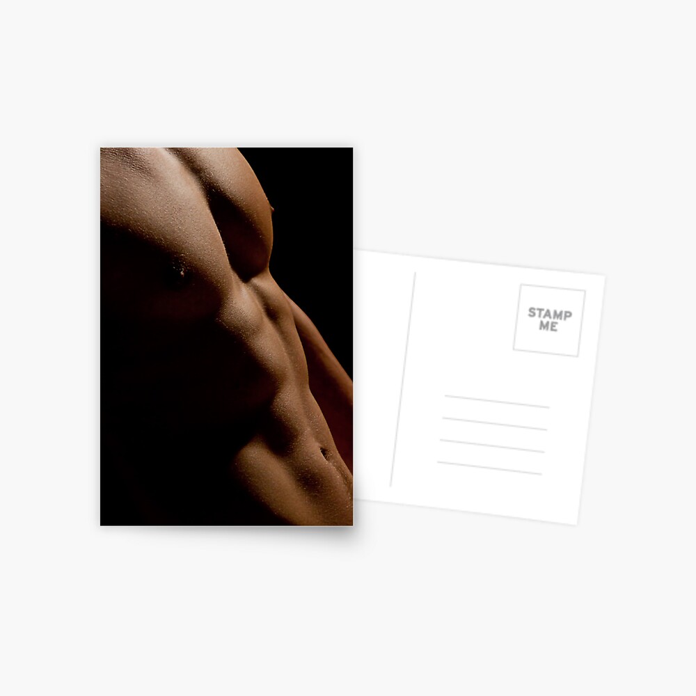 Close - gay art male art Postcard