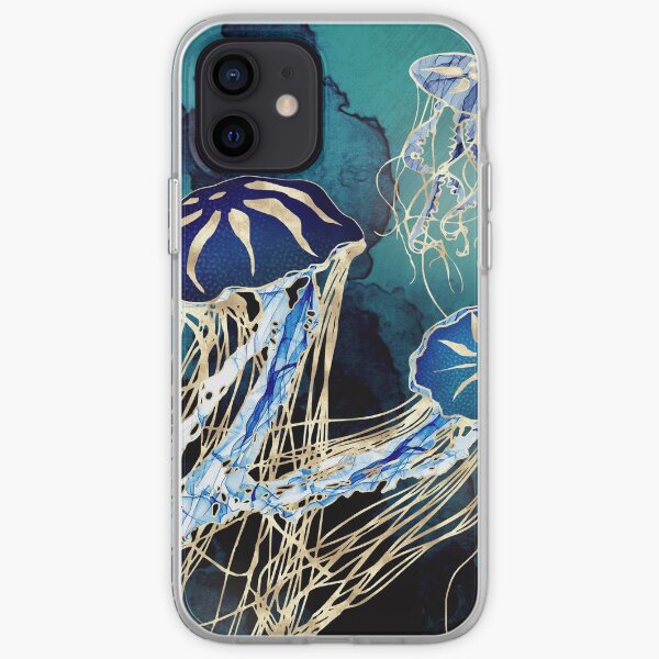 Metallic Jellyfish III iPhone Soft Case