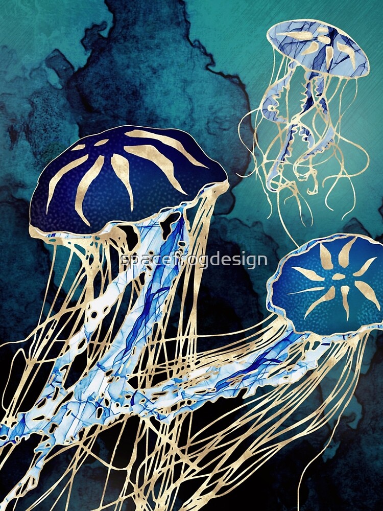 Metallic Jellyfish III by spacefrogdesign