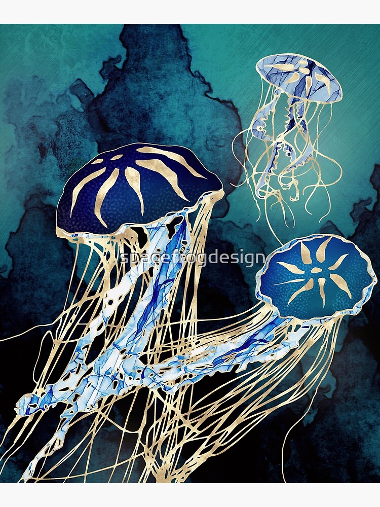 Metallic Jellyfish III by spacefrogdesign
