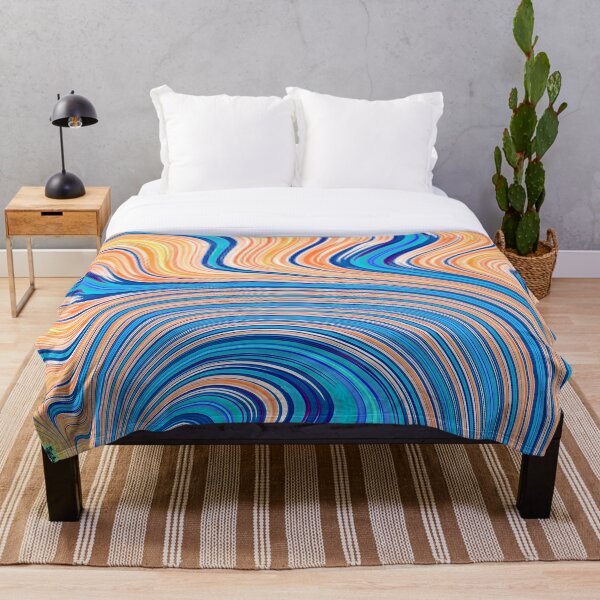 Item preview, Blue and Yellow Swirly Fractal designed and sold by Kaleiope Studio.