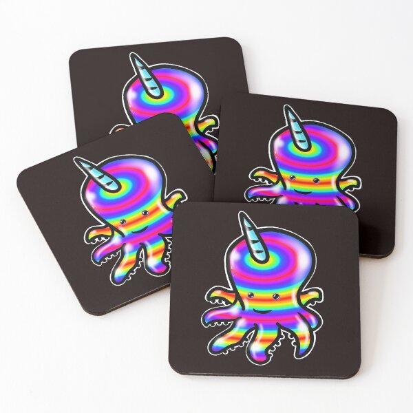 Item preview, RAINBOWY SEA UNICORN designed and sold by karmadesigner.