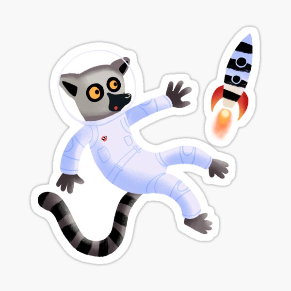 Als der Affe die letzte Rakete verpasste Sticker