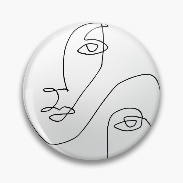 Item preview, Faces - Line Art designed and sold by TheRedFinch.
