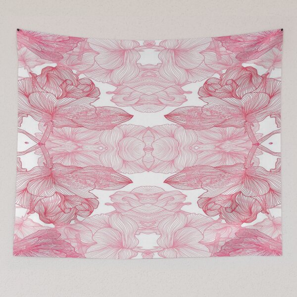 Item preview, flowers geometric pattern designed and sold by Omeris.
