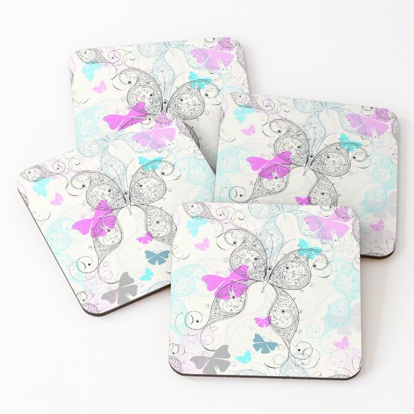 Item preview, Butterflies in delicate lace fretwork design designed and sold by headpossum.