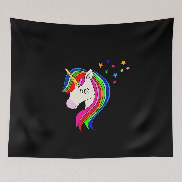 Item preview, Unicorn dreams of the stars designed and sold by EllenTune.