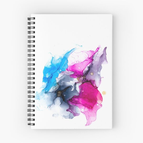 Item preview, original alcohol ink artwork, contemporary art, abstract, flower designed and sold by krisztinaart.