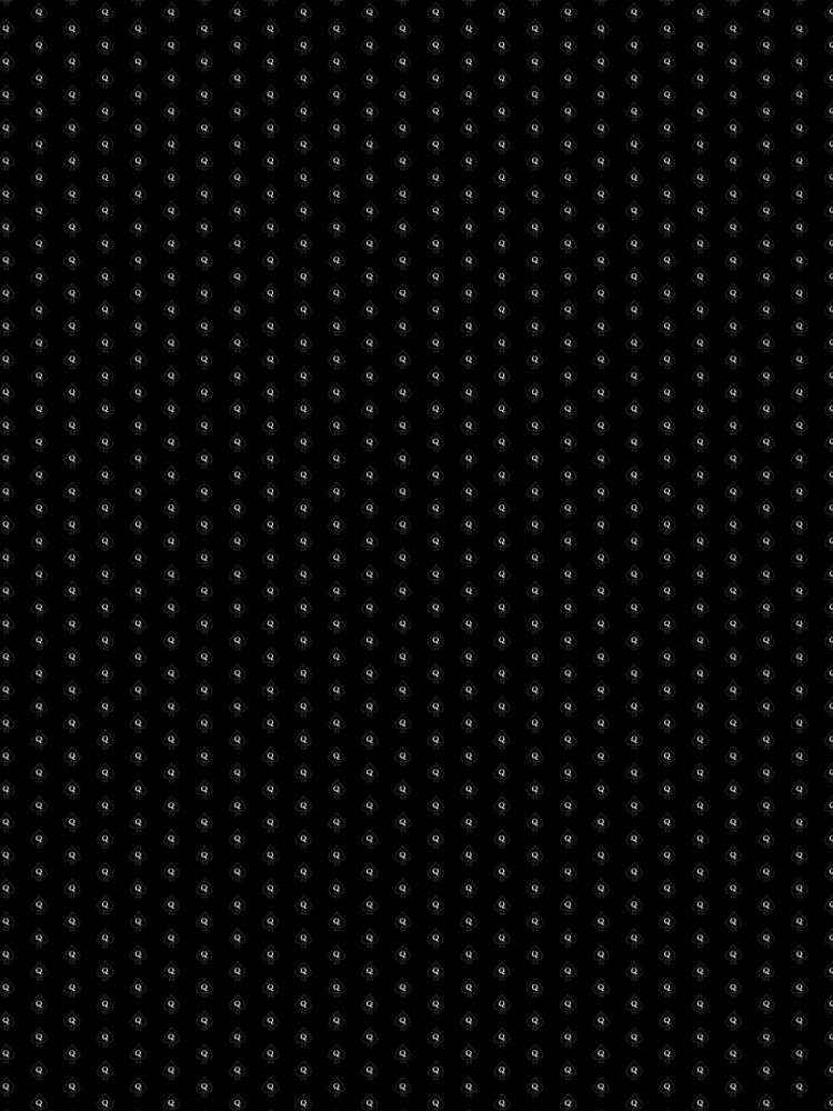 Queen of Spades Pattern (dark) by Dominus101