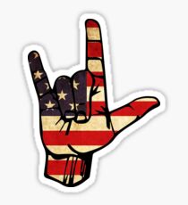 Rock On America Sticker