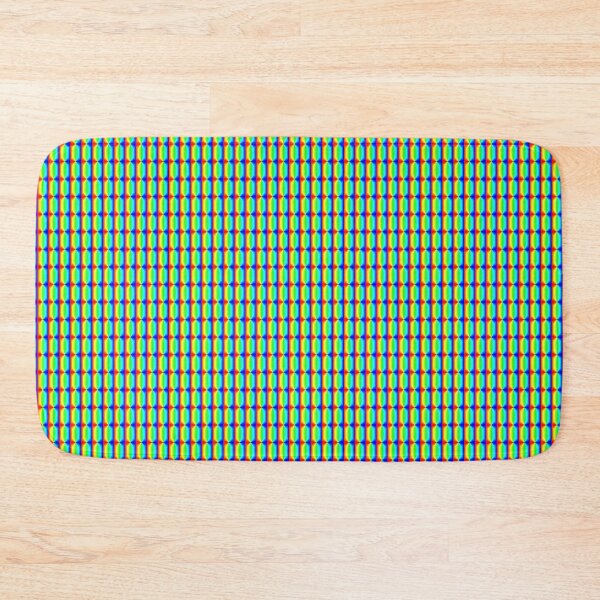 Item preview, Trippy Neon Rainbow Diamonds Chains Pattern designed and sold by Dator.
