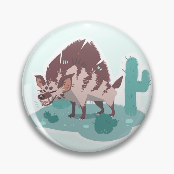 Item preview, Striped hyena and cactis designed and sold by Kosse Art.