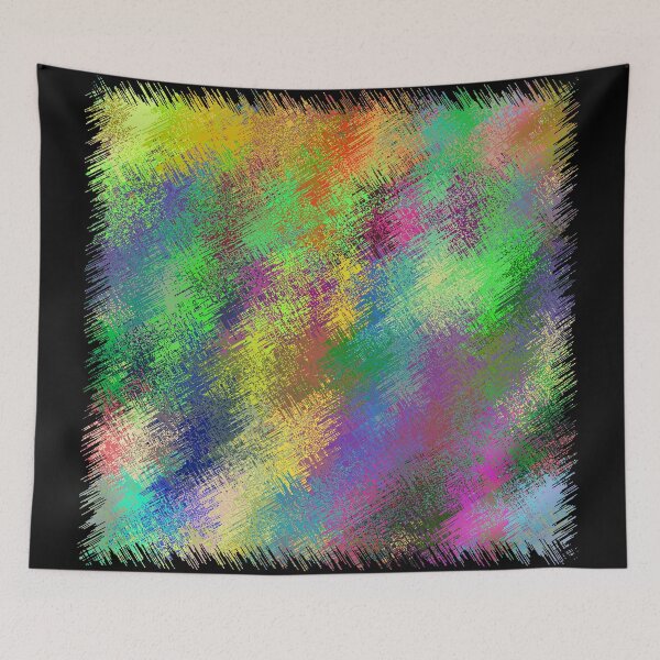 Item preview, Rainbow Textile Fabric Texture Square designed and sold by Dator.