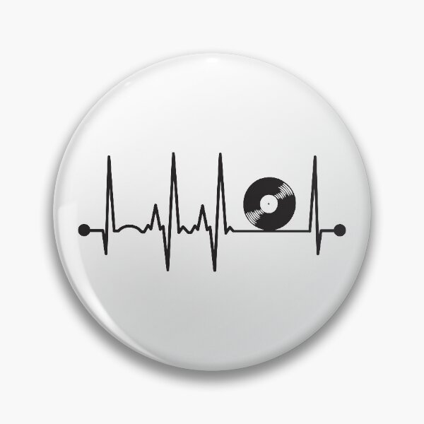 Item preview, Vinyl Heartbeat designed and sold by teesaurus.