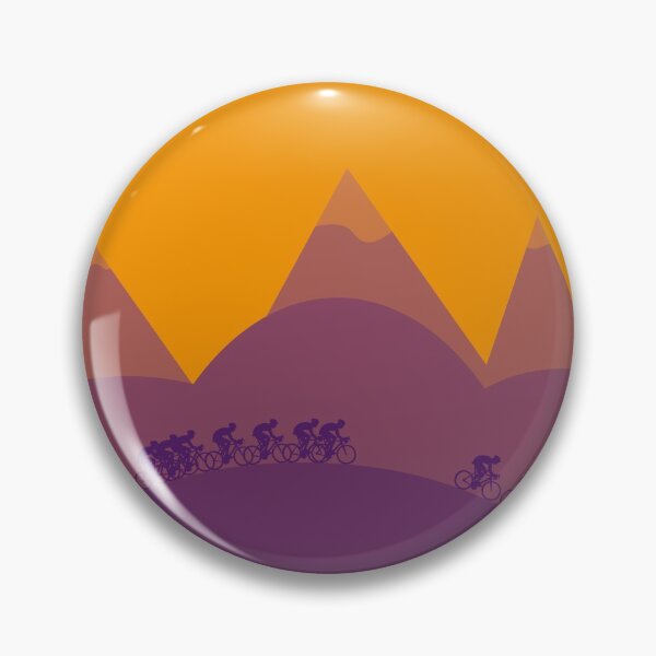Item preview, Cycling in the Hills Sunrise designed and sold by SJ Designs.