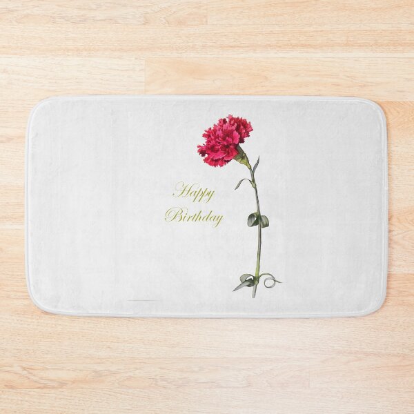 Item preview, Happy Birthday Single Stem Red Carnation designed and sold by taiche.