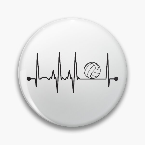 Item preview, Volleyball Heartbeat designed and sold by teesaurus.